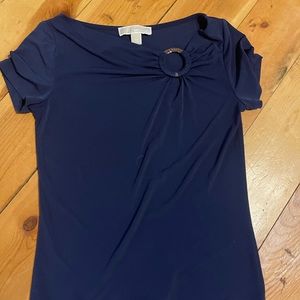 Michael Kors Womens Top Navy